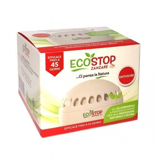 EcoStop Zanzare Diffusore per ambienti antizanzare con oli essenziali