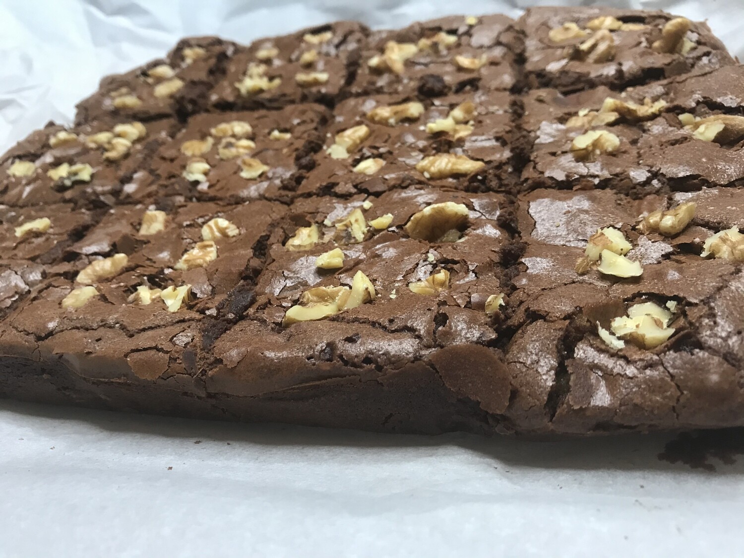 Fudge Brownies with Walnuts
