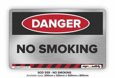 Danger - No Smoking