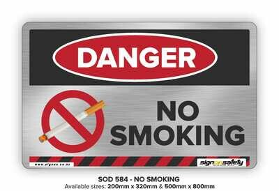 Danger - No Smoking