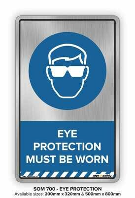 Eye Protection Must Be Worn