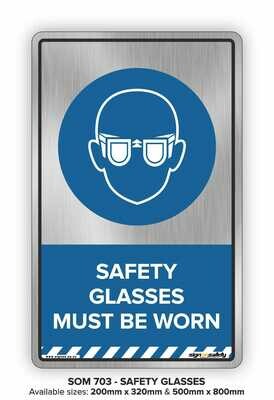Safety Glasses Must Be Worn