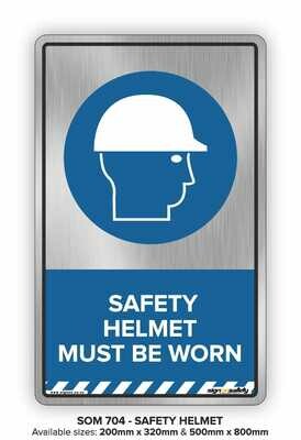 Safety Helmet Must Be Worn