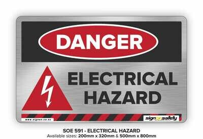 Danger - Electrical Hazard