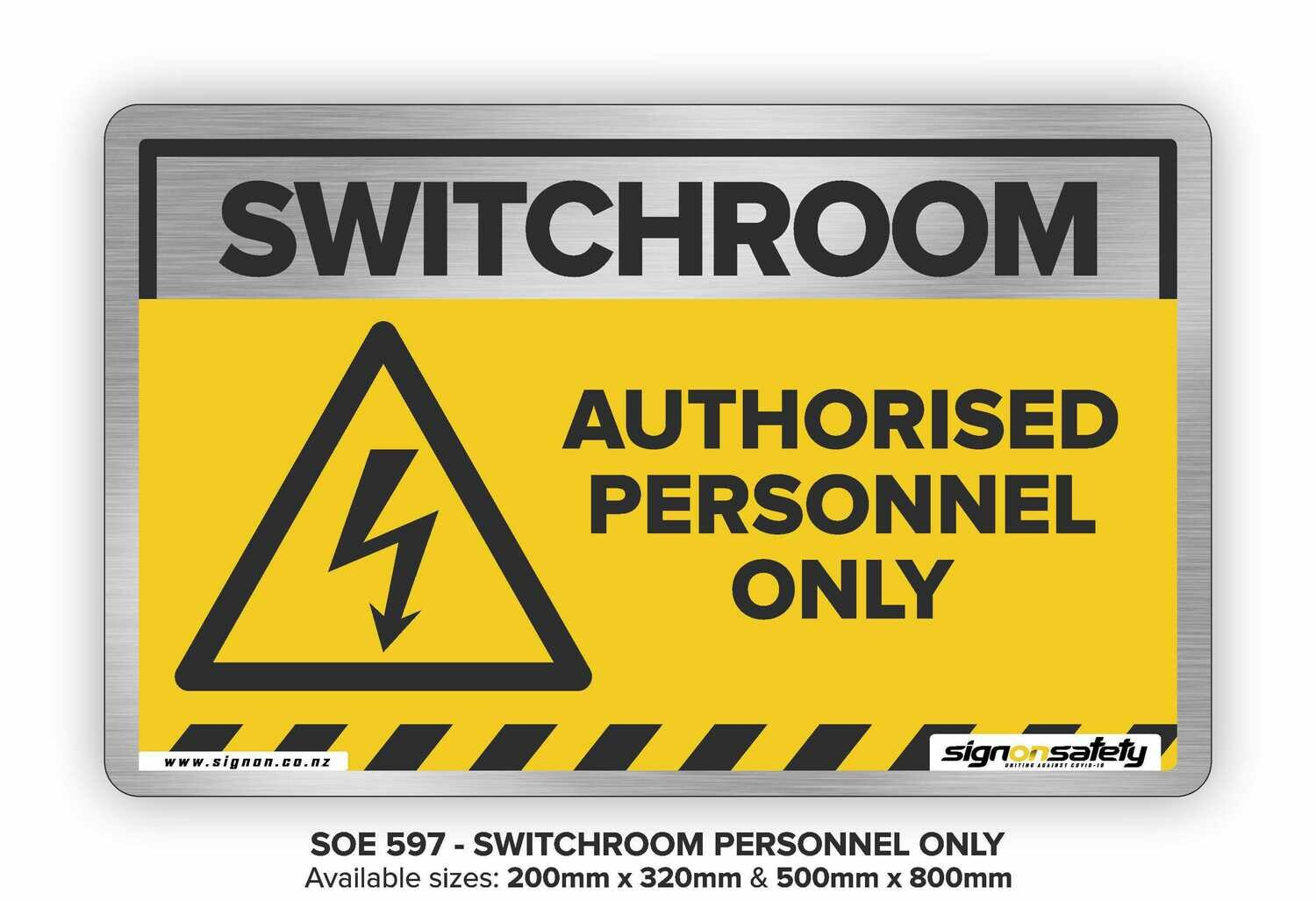 Switchroom - Authorised Personnel Only