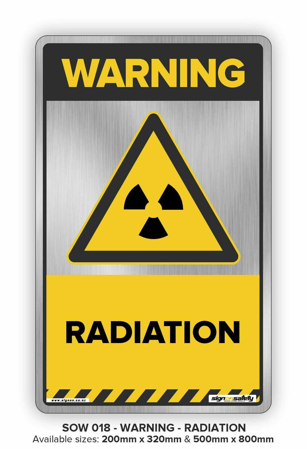 Warning - Radiation