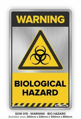 Warning - Biological Hazard