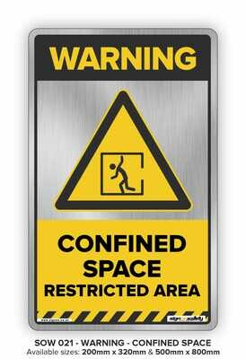 Warning - Confined Space