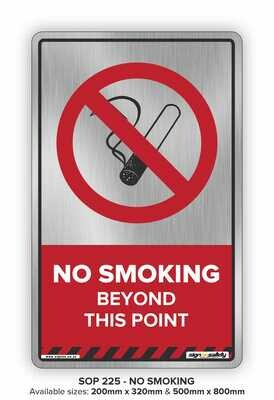 Prohibition - No Smoking Beyond This Point