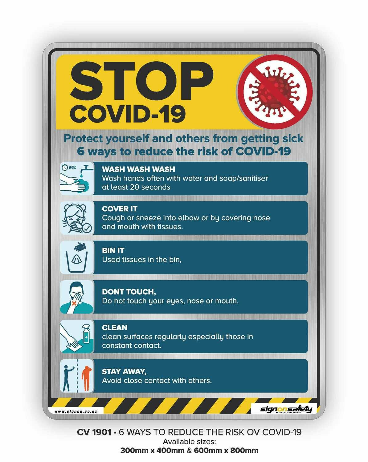 COVID-19 - 6 Ways To Reduce The Risk