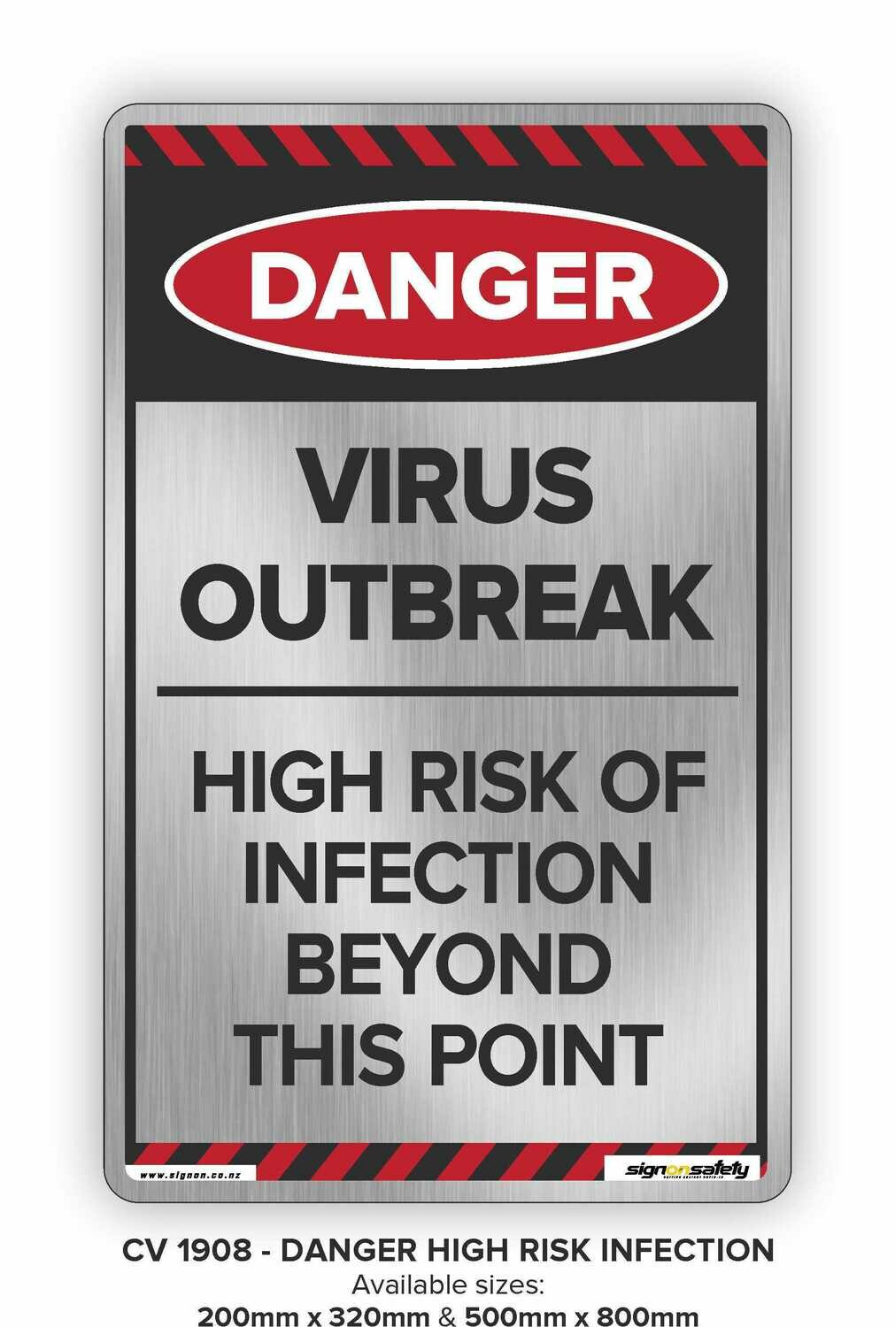 Danger - Virus Outbreak High Risk