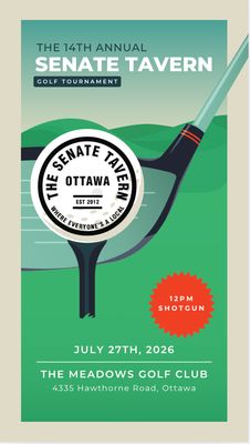 2026 Senate Tavern Golf Tournament Coming Soon!