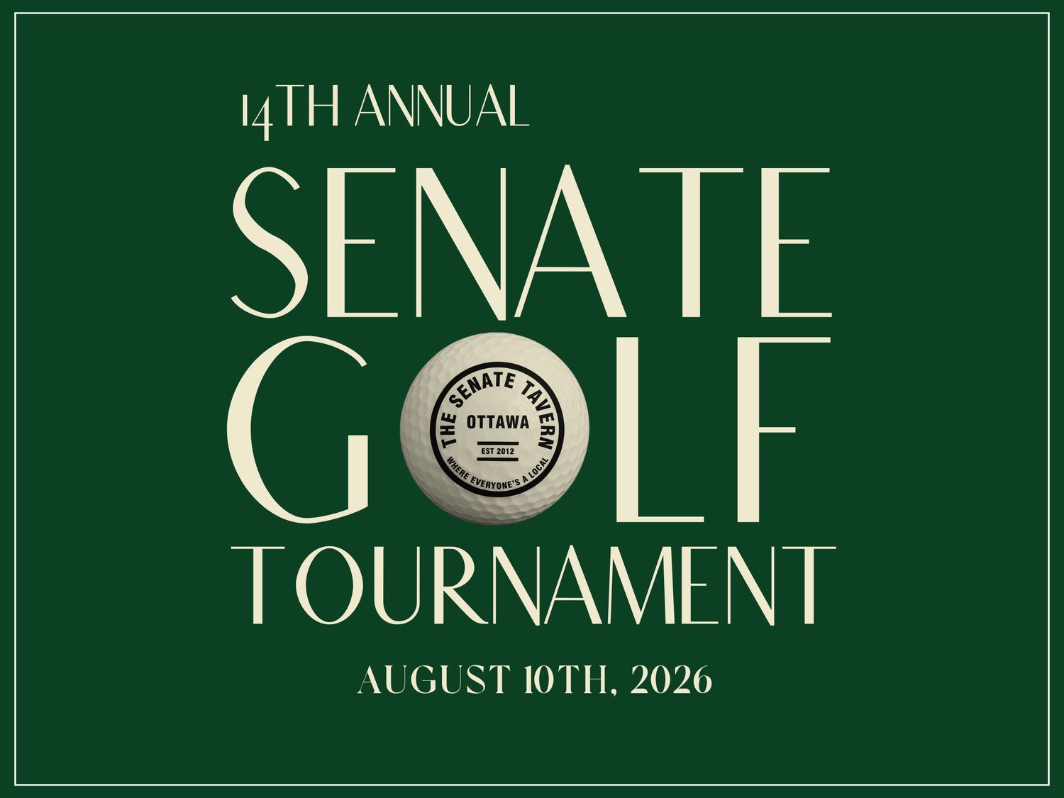 2026 Senate Tavern Golf Tournament
