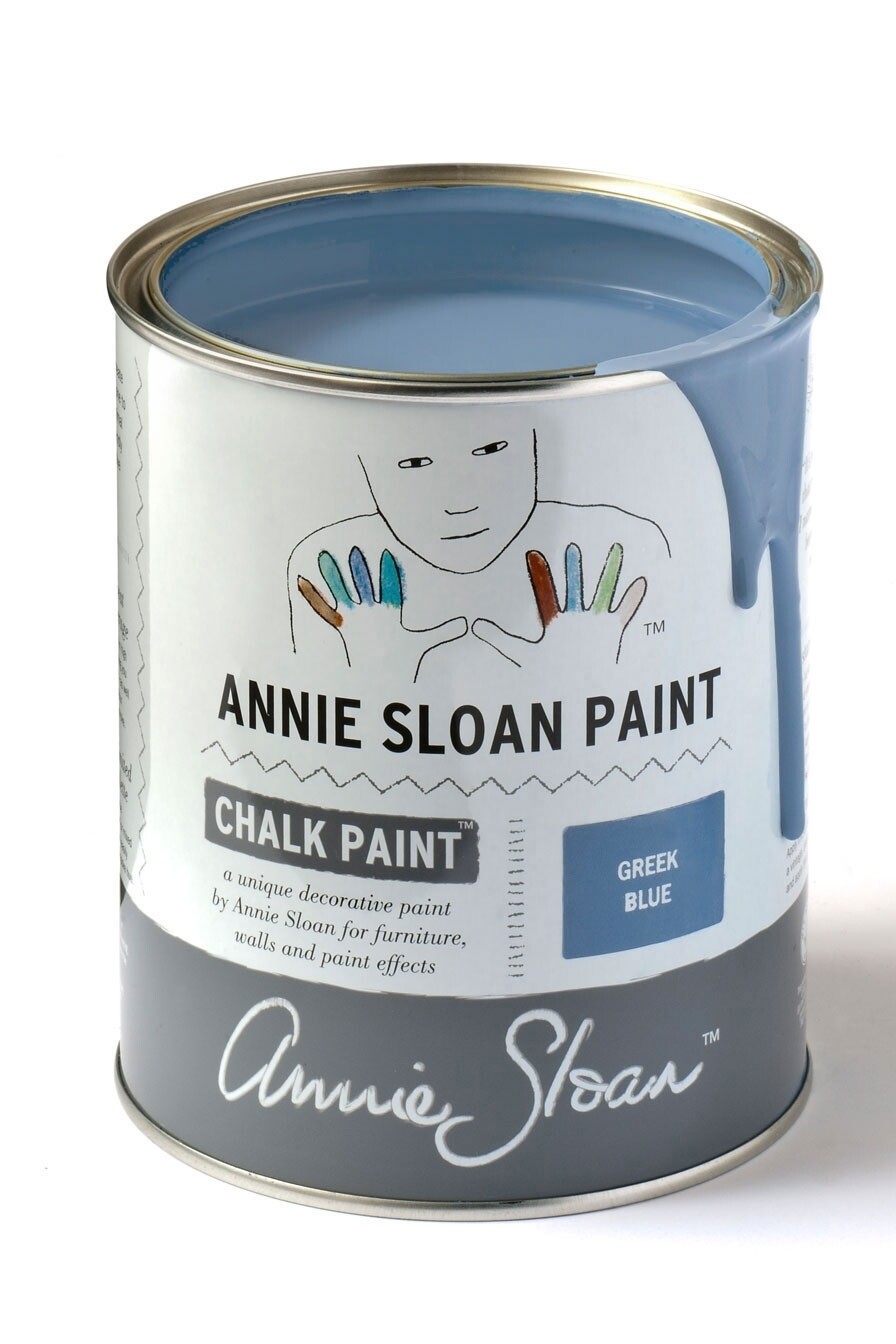 Annie Sloan Sample Greek Blue