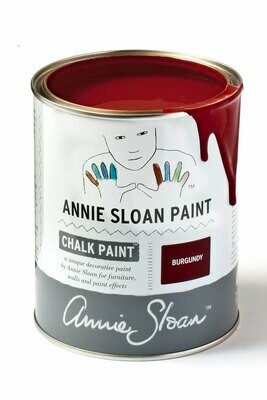 Annie Sloan Sample Burgundy