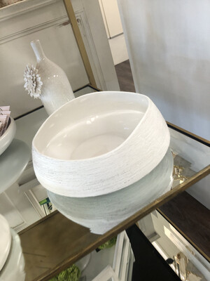 SB White Ceramic Bowl