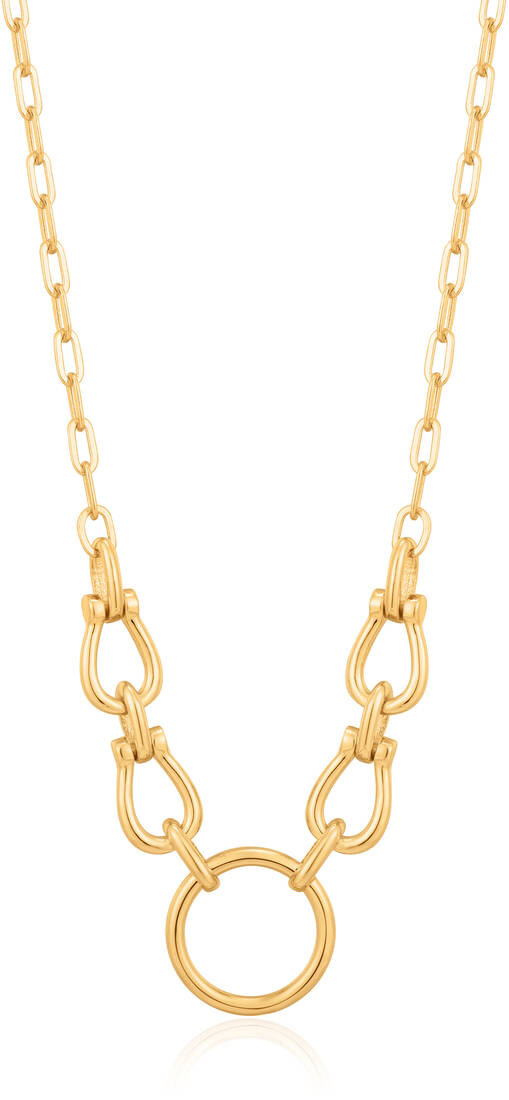 Ania Haie Horseshoe Link Necklace Gold