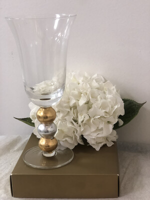 Gold/Silver Ball Champagne Glass