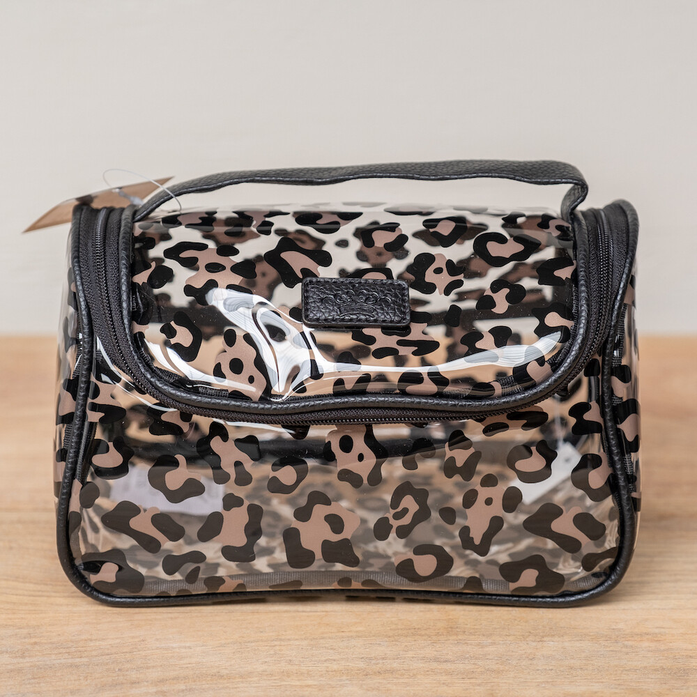 TRS Leopard Travel Cosmetic Bag
