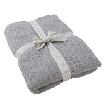 Softies Marshmallow Blanket Grey