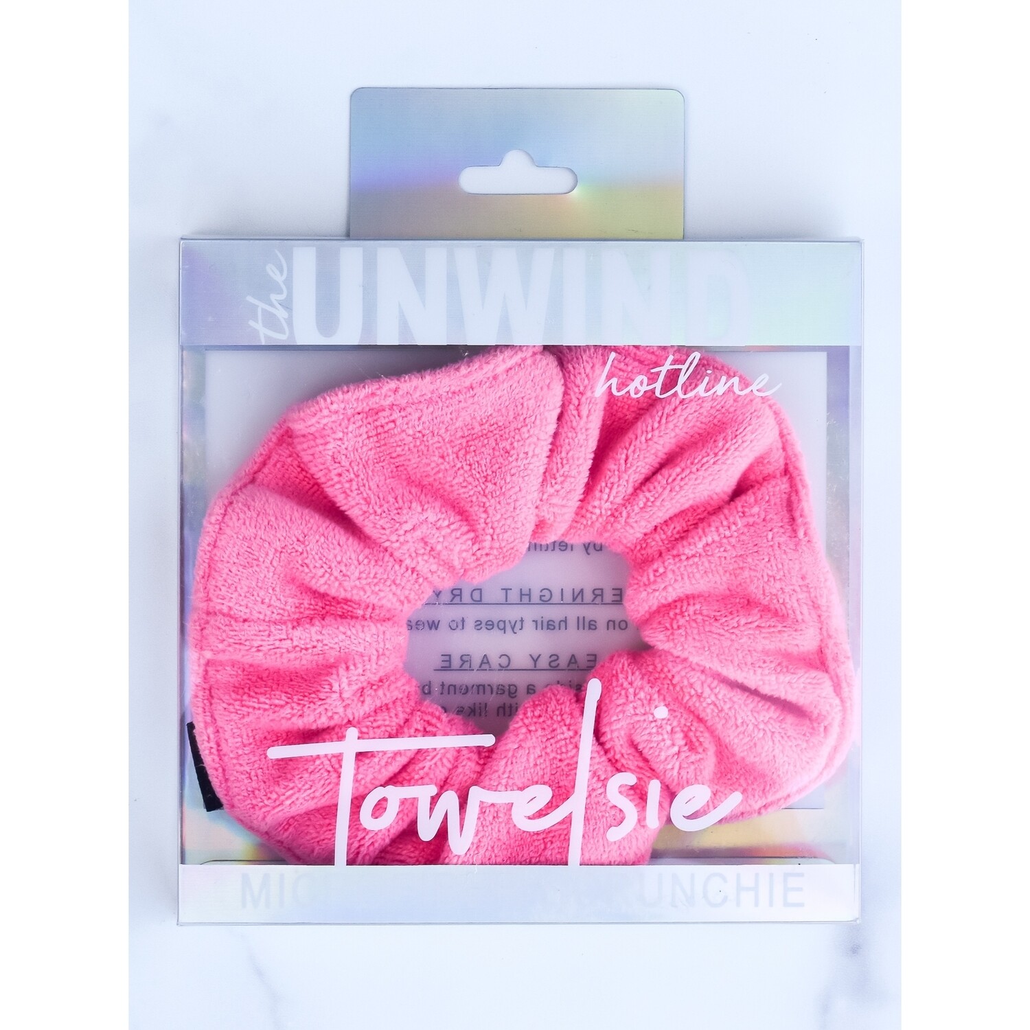 SH Towelsie Scrunchie Hot Pink