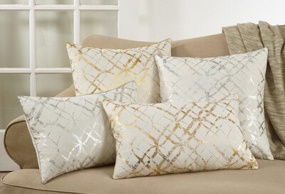 Lustrous Pillow 14x23 Gold