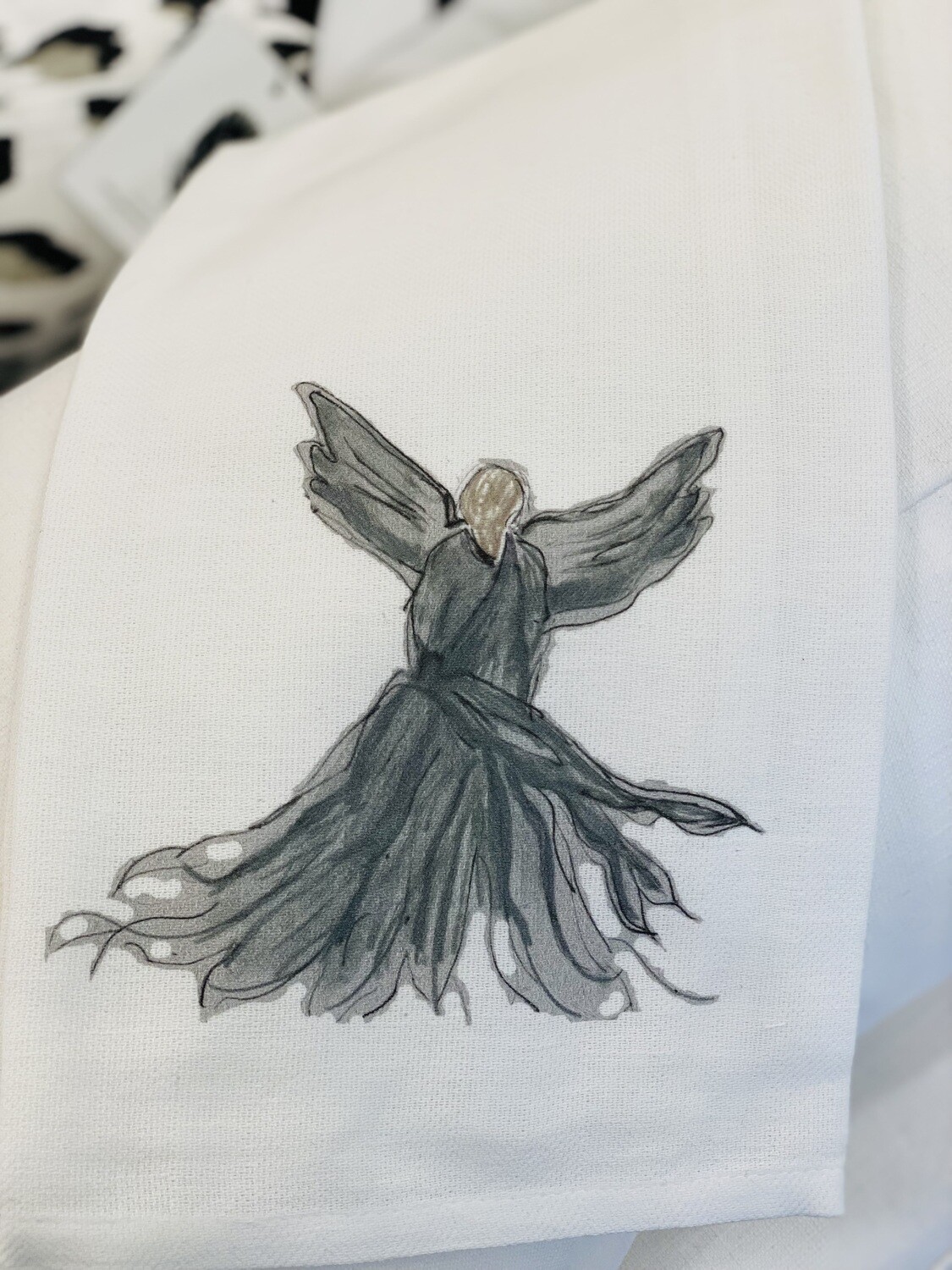 FG Cotton Towel Dark Grey Angel