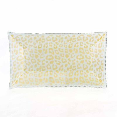 TRS Leopard Rectangle Serving Tray