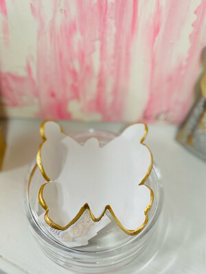 BSD Acrylic Box Butterfly White