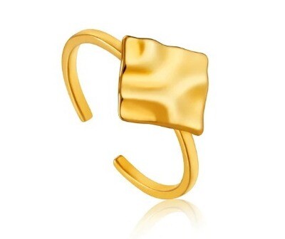 Ania Haie Ring Crush Square Adjustable 