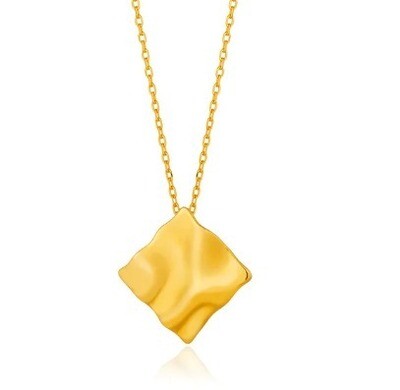 Ania Haie Necklace Crush Square Gold