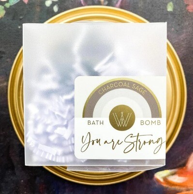 Bath Bomb Charcoal Sage