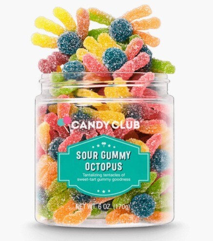 Candy Club Sour Gummy Octopus