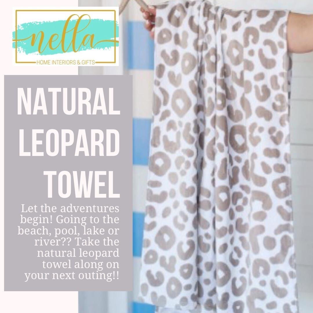 Beach Towel Leopard