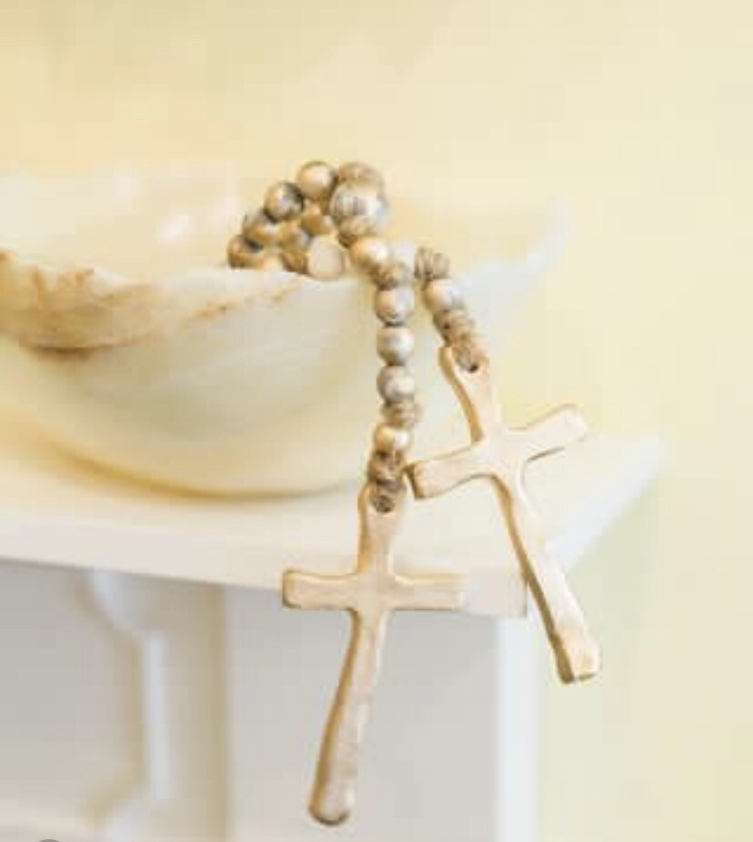 Blessing Bead Rosary GREY
