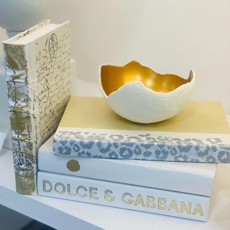 Designer Decor Book Metallic Gold Dolce & Gabbana