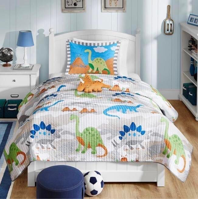 Dino Coverlet Set Twin