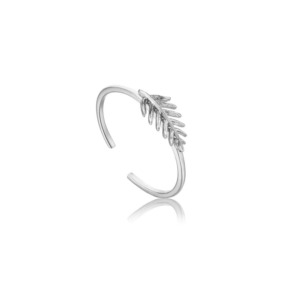Ania Haie Ring Tropic Small Palm Silver 