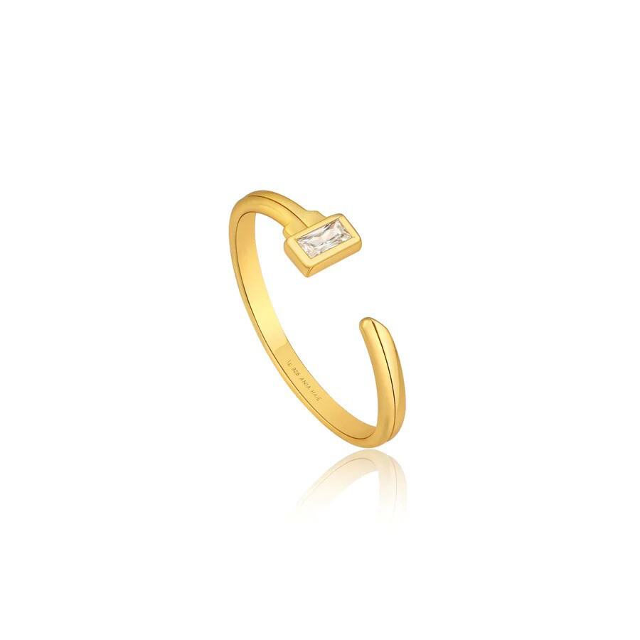 Ania Haie Ring Gold Key Adjustable