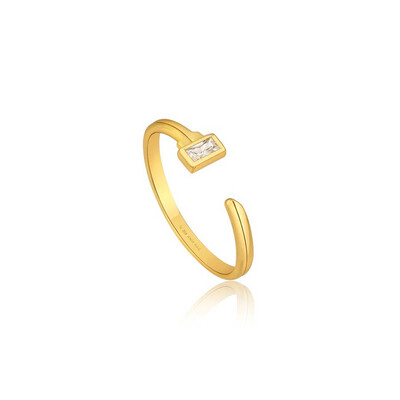 Ania Haie Ring Gold Key Adjustable 
