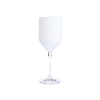 Stemmed Wine Glass "Lets Get Ready To Stumble"