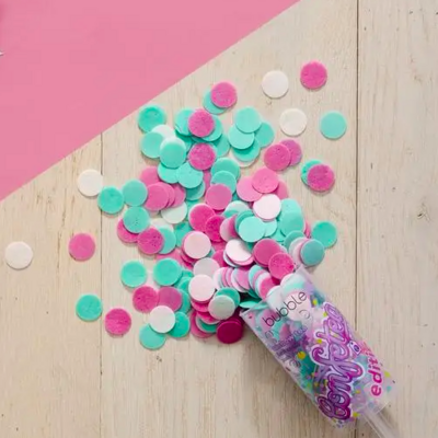 Bubble T Confetti Rainbow Push Pop
