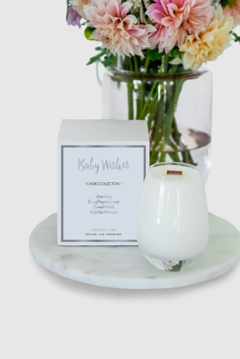 Gratitude Candle-Baby Wishes 