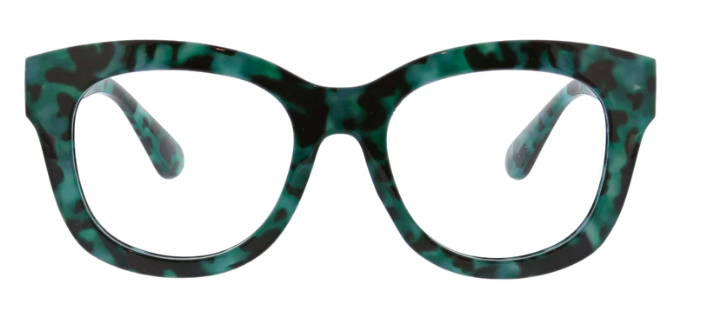 Peepers Centerstage Green Tortoise +1.00