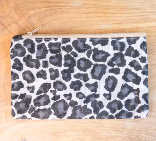 Mia Leopard Cosmetic Bag