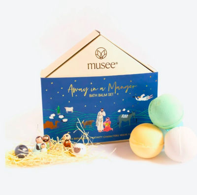 Musee Bath Bomb Set Away In A Manger