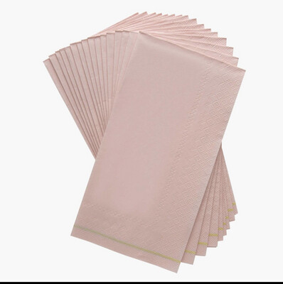 Luxe Guest Napkins Blush