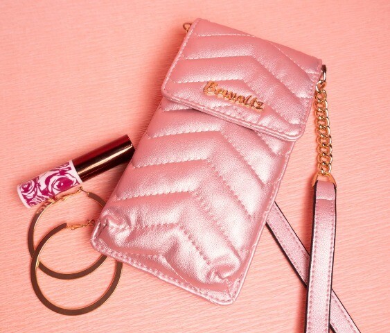 Mini Crossbody Phone Wallet Pink