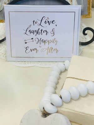 Love & Laughter Blank Card & Envelope