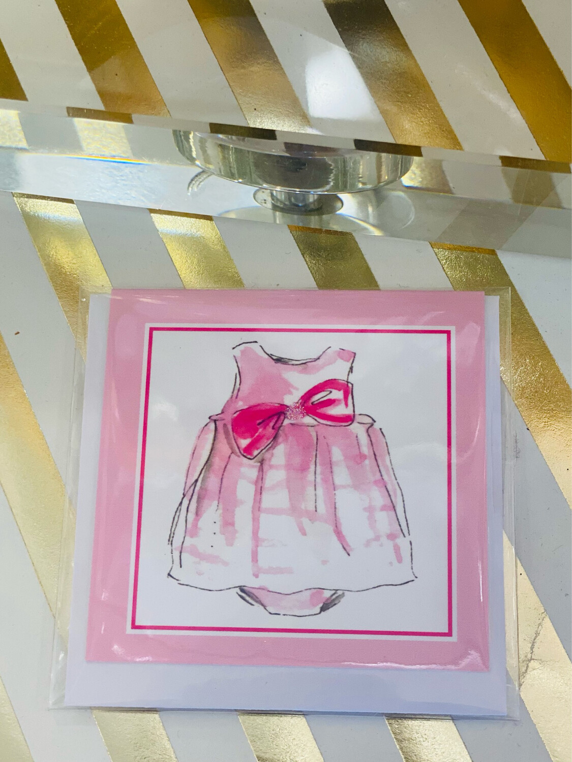 Enclosure Card Baby Pink